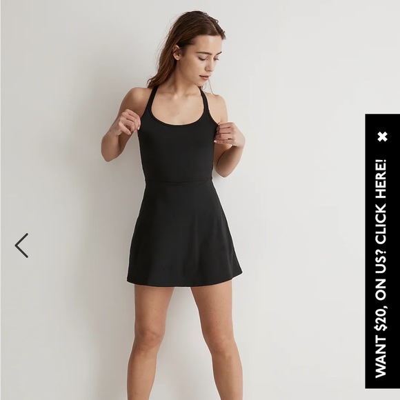 Madewell Flex Cutout Fitness Dress - Picture 1 of 4